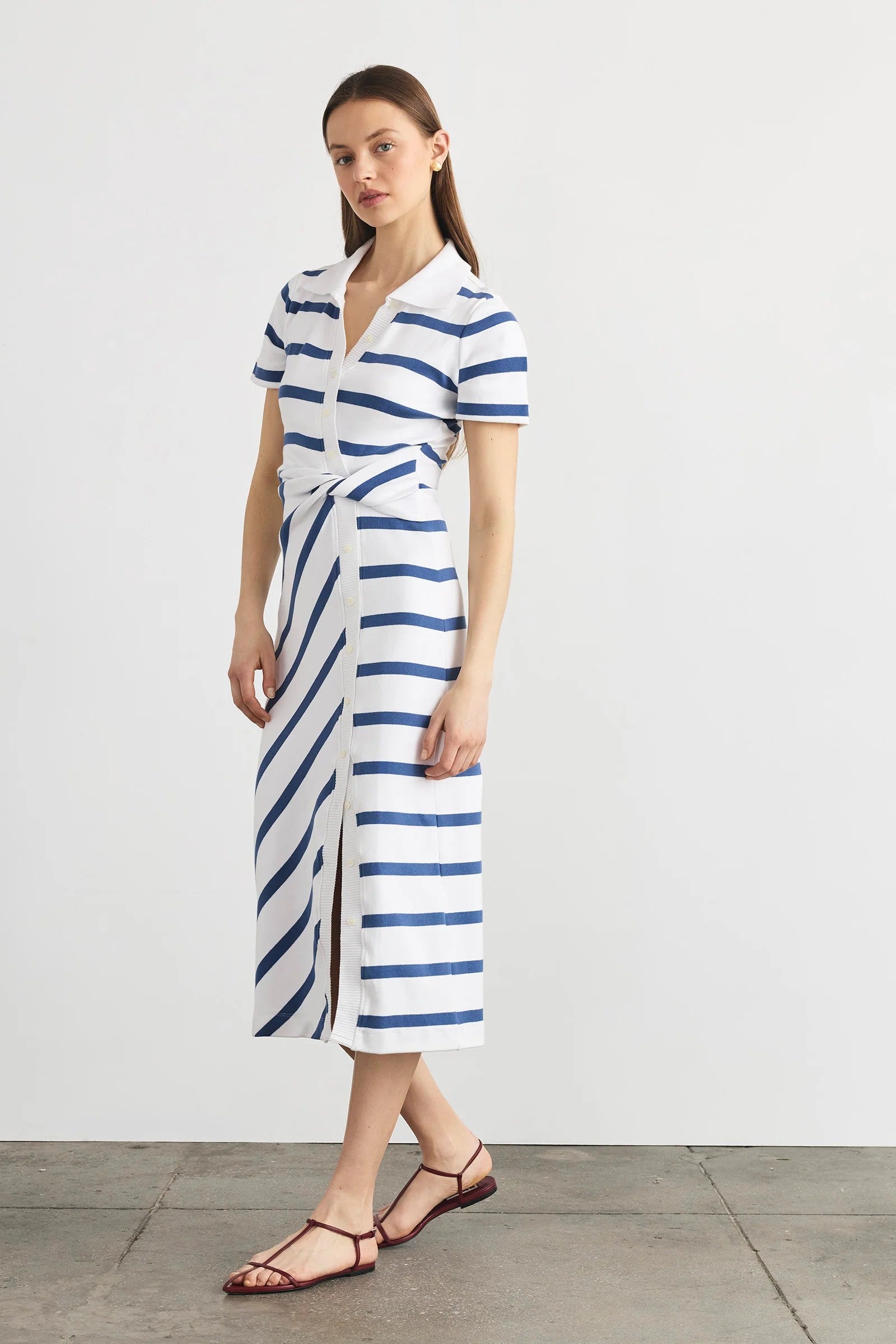 SHORT SLEEVE ELLICOT DRESS - Dresses - Sassanova