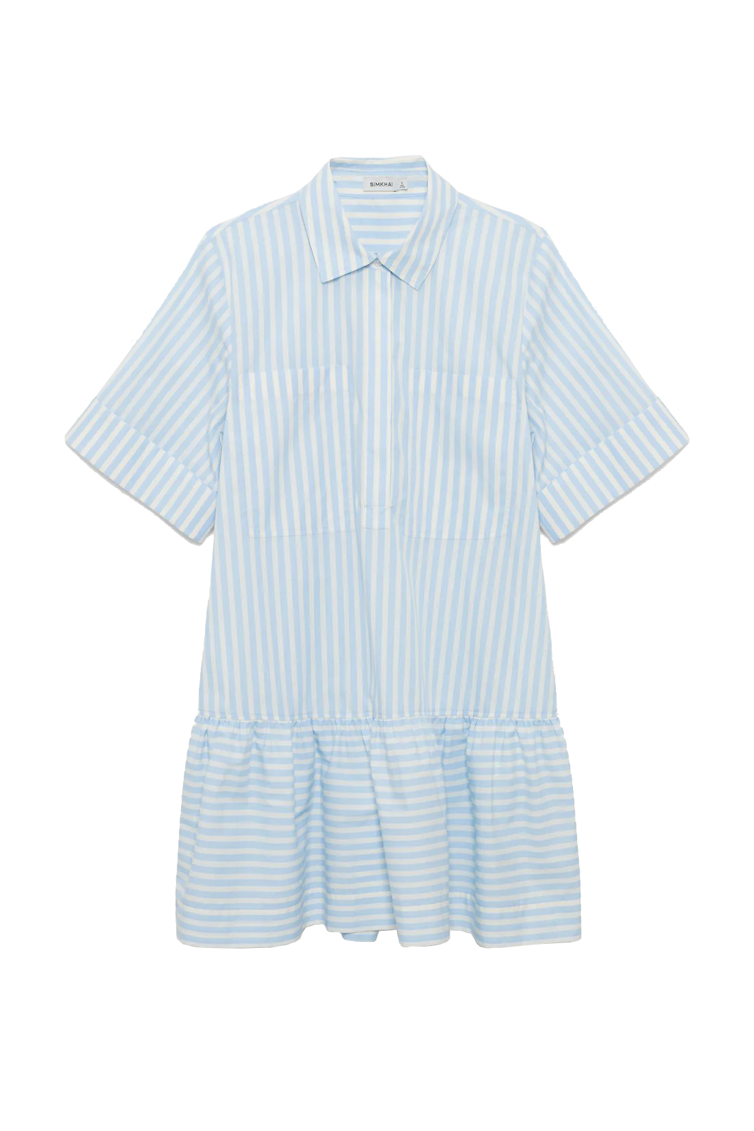 CRIS SHORT SLEEVE SHIRT DRESS - Dresses - Sassanova