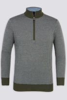 ACE BIRDSEYE 1/4 ZIP SWEATER - novaman