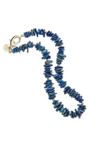 LAPIS NATURAL BEADED NECKLACE - Necklaces - Sassanova