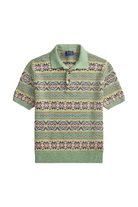 FAIRISLE POLO SWEATER - Polos - Novaman
