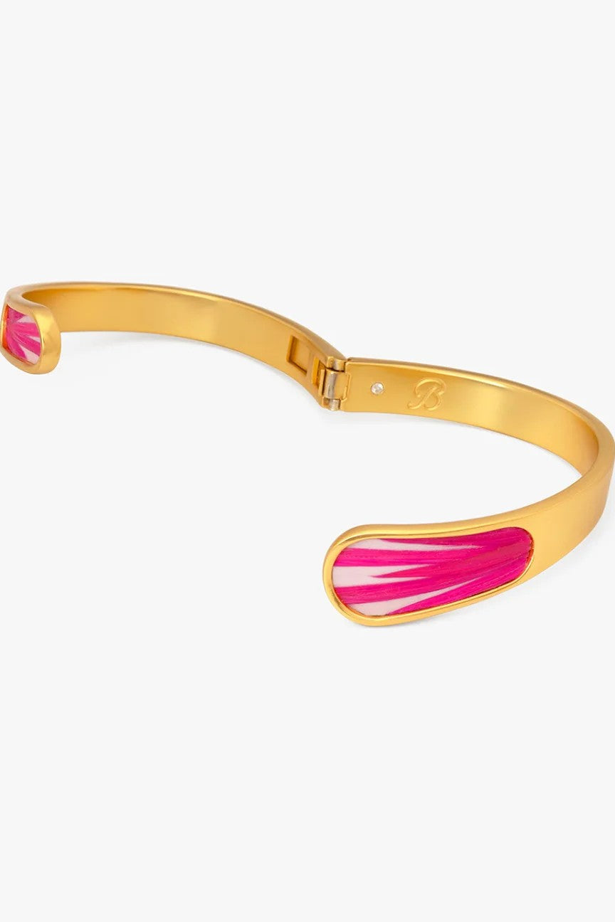 BEREA BEZEL HINGE CUFF - Bracelets - Sassanova