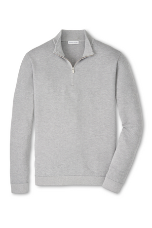COOLSPUN BIRDSEYE 1/4 ZIP SWEATER