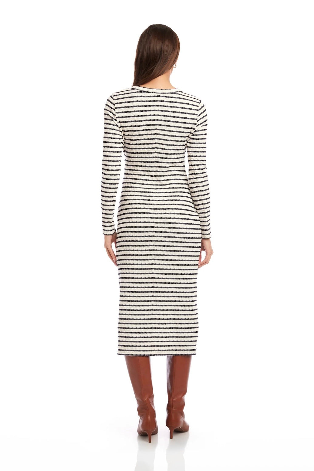 MADDIE LS MIDI DRESS - Dresses - Sassanova