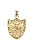 PROTECT SHIELD PENDANT- CLASSIC ROLO CHAIN - sassanova
