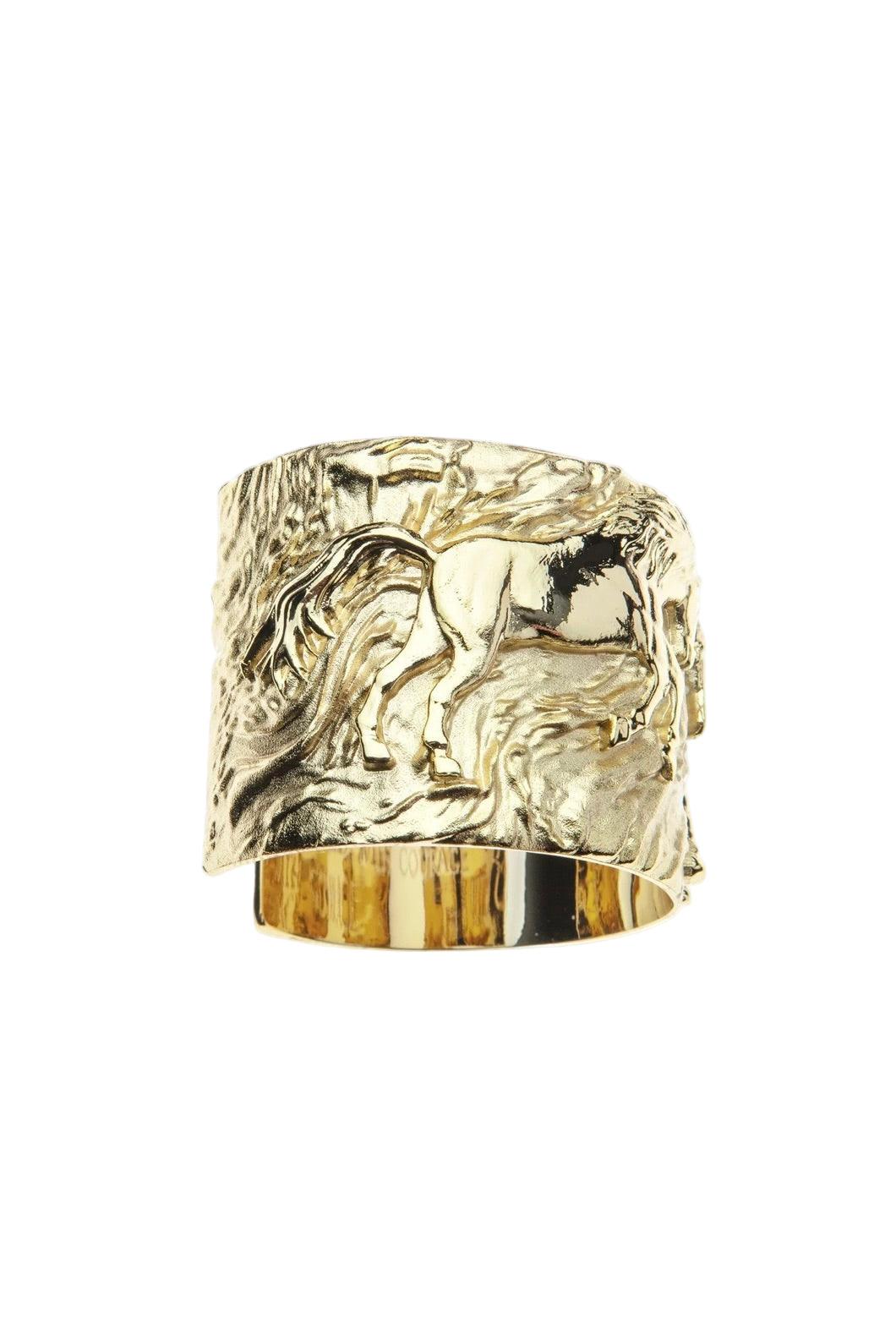 COURAGE HORSE CUFF- GLD
sassanova