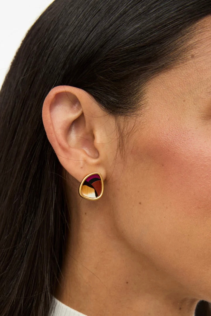 VIOLET STUD EARRING
sassanova