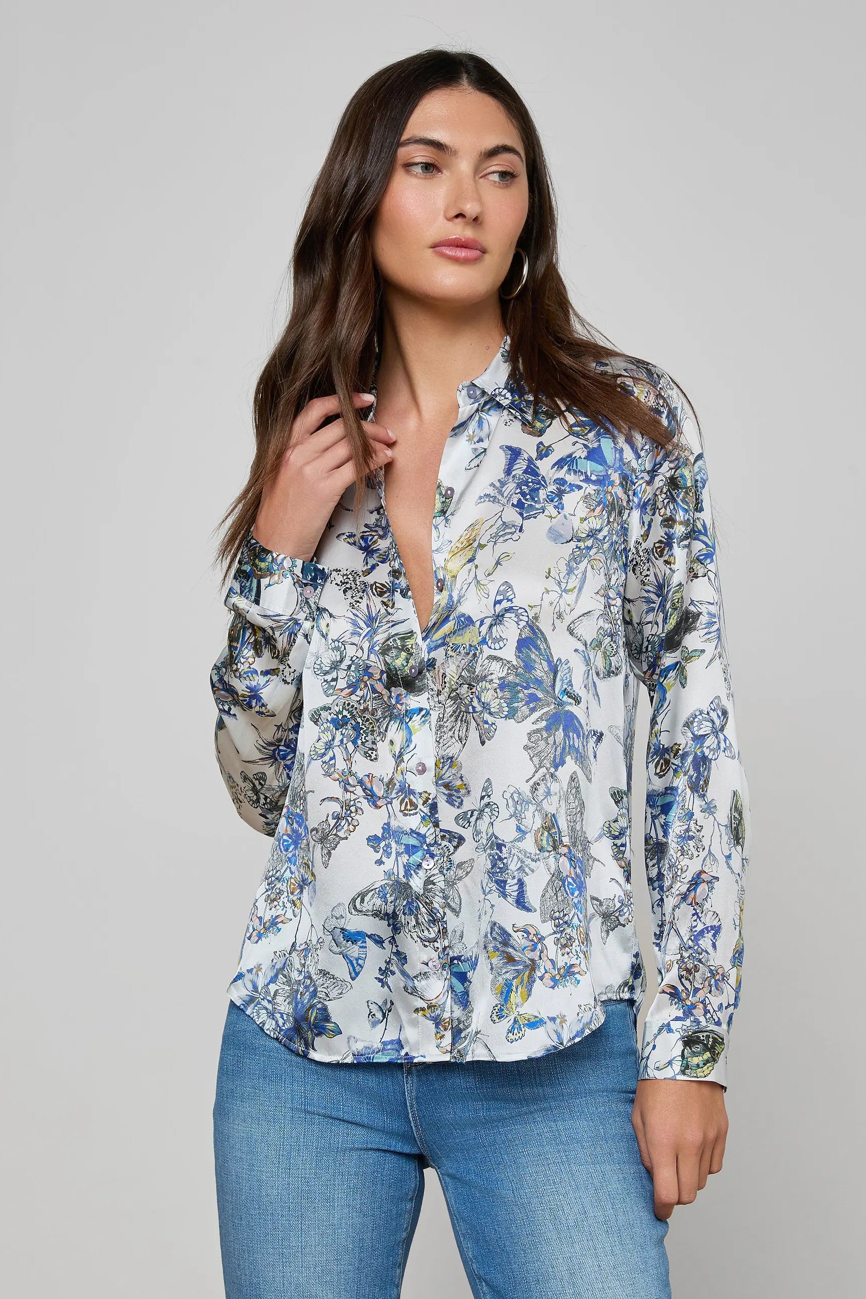 TYLER LONG SLEEVE BLOUSE - Blouses - Sassanova