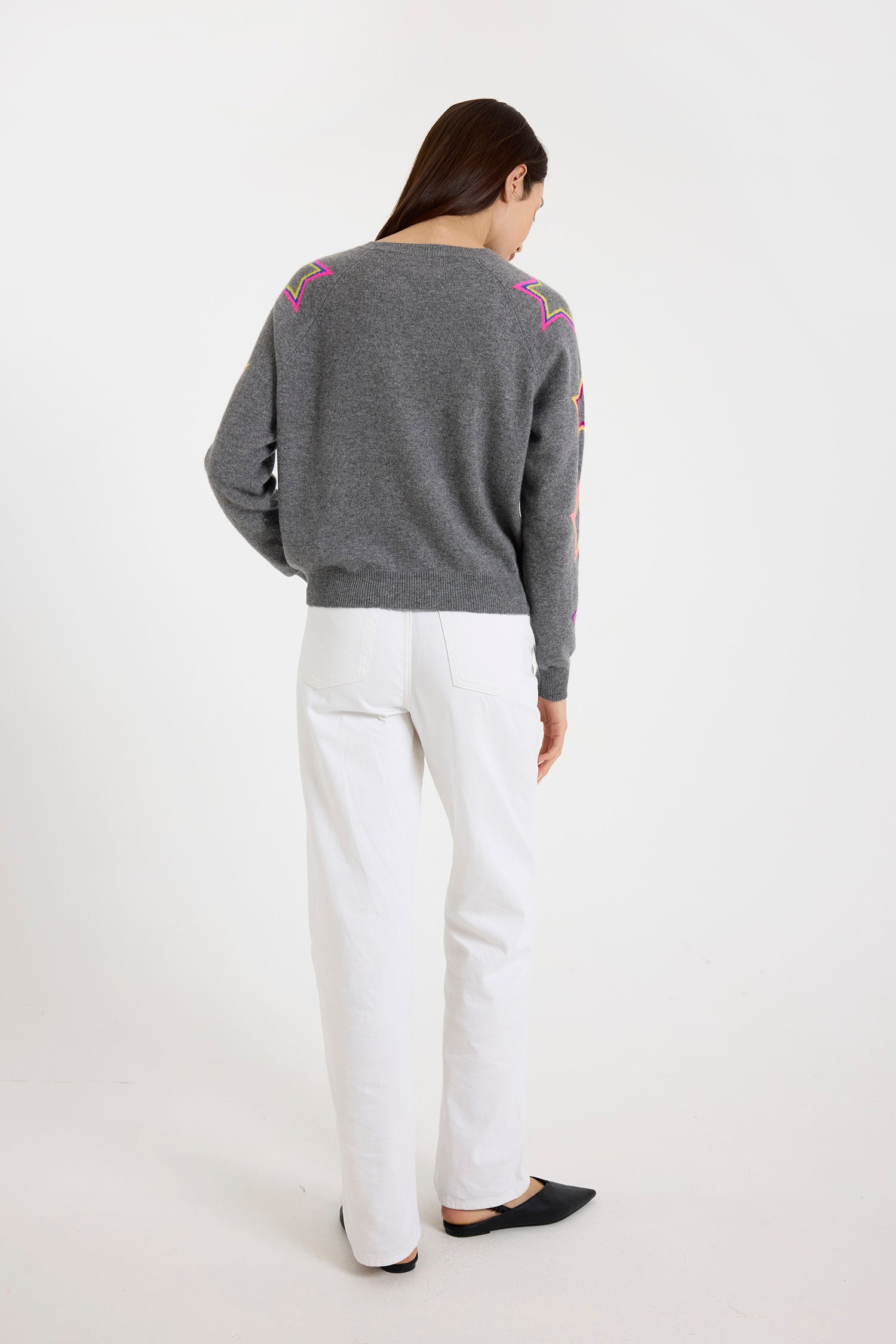 POP STAR SLEEVE CREW - Sweaters - Sassanova