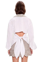 LOCH EMBELLISHED BUTTON UP
sassanova