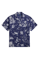 SHORT SLEEVE PLAINWEAVE CAMP SHIRT - Short Sleeve Shirts - Novaman