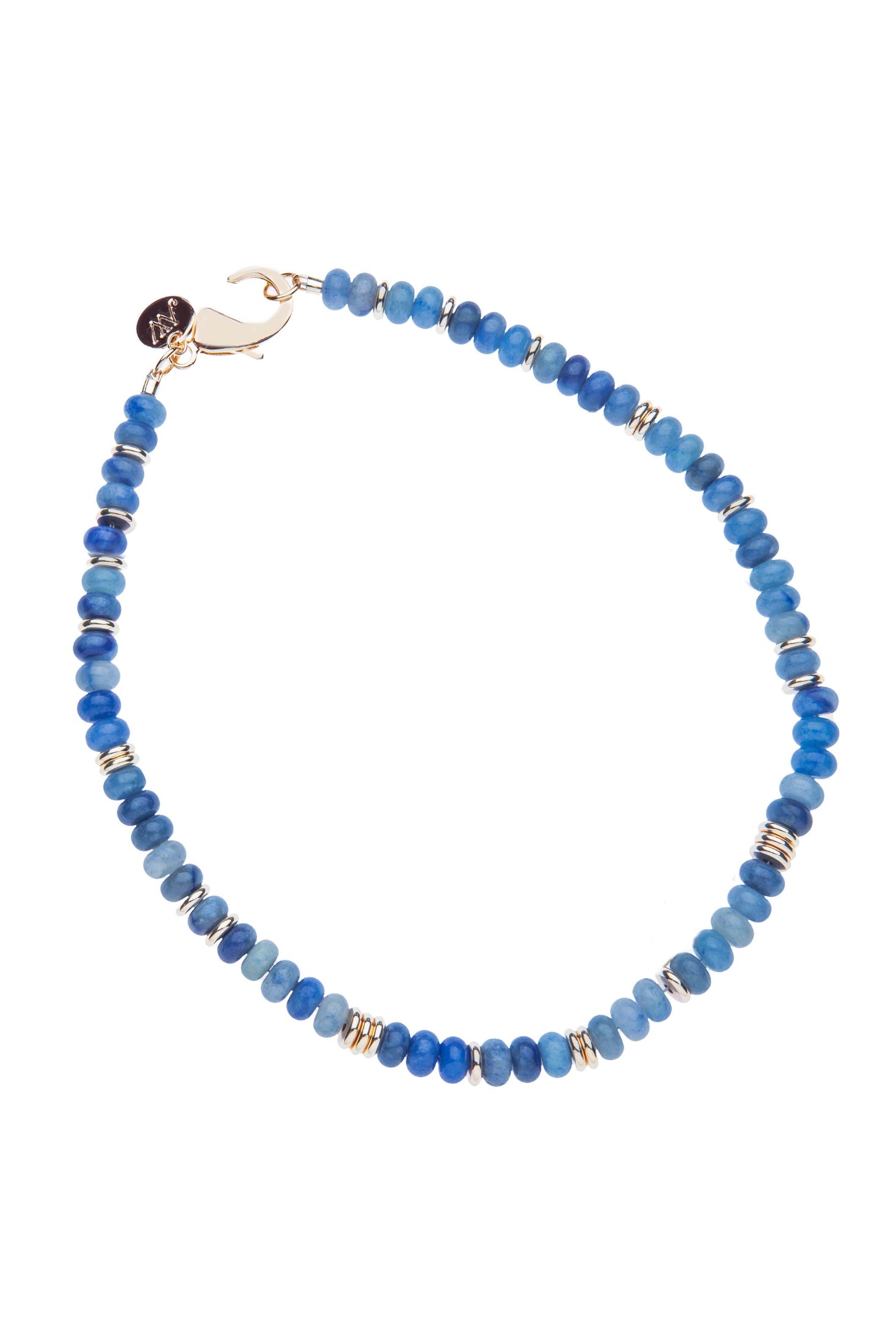 GUMDROP BEADED NECKLACE- KYANITE - Necklaces - Sassanova