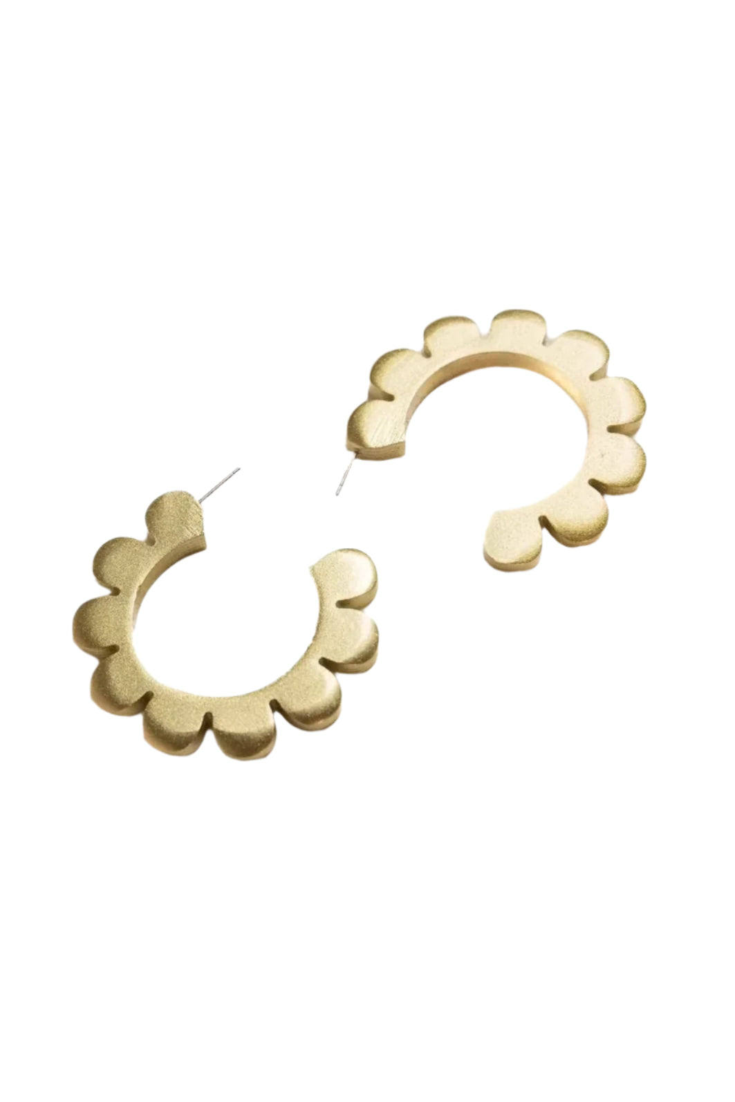 GOLD FLOWER OUTLINE HOOPS
sassanova