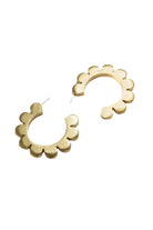GOLD FLOWER OUTLINE HOOPS
sassanova