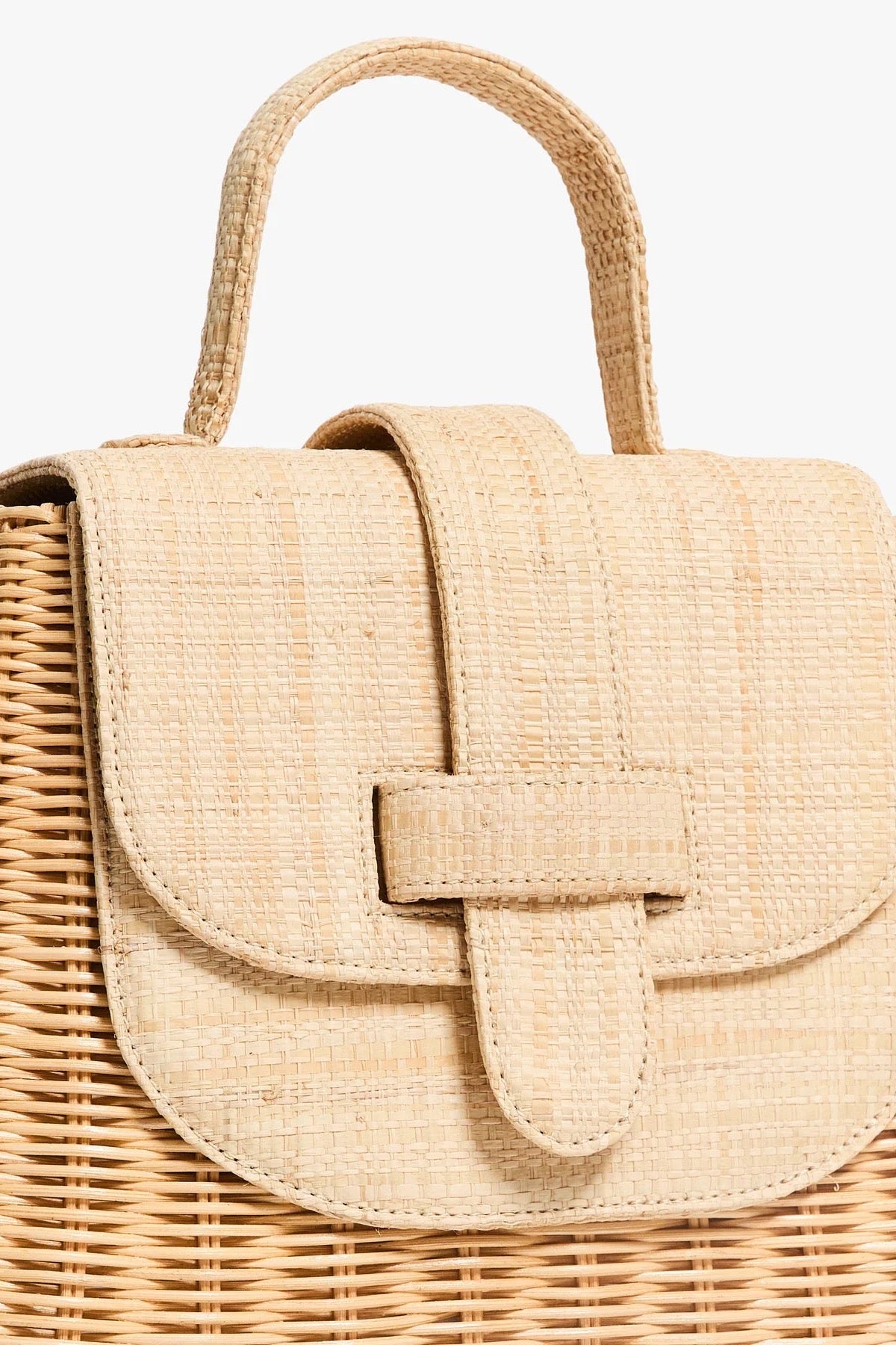 THE LADY BAG RAFFIA- NATURAL - Handbags - Sassanova