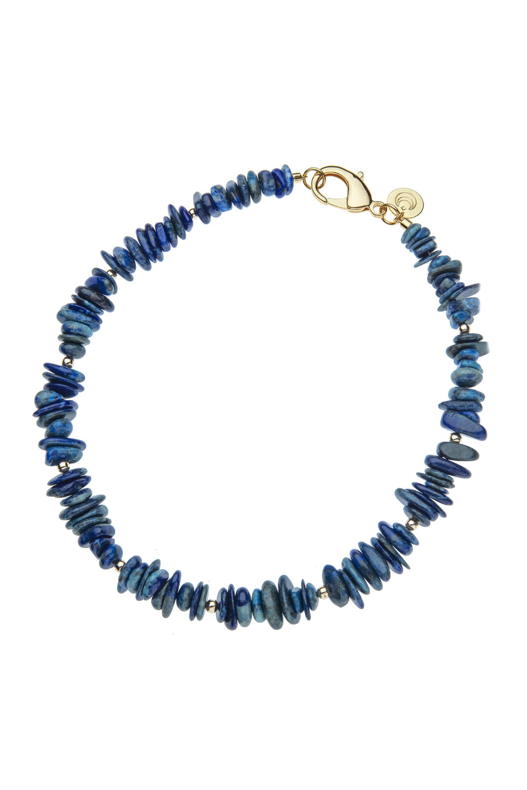 LAPIS NATURAL BEADED NECKLACE - Necklaces - Sassanova