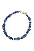 LAPIS NATURAL BEADED NECKLACE - Necklaces - Sassanova