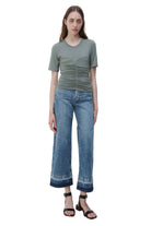 JUDE HIGH RISE CROP WIDE LEG - Jeans - Sassanova