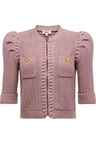 DELILAH CROP TEXTURED CARDI
sassanova