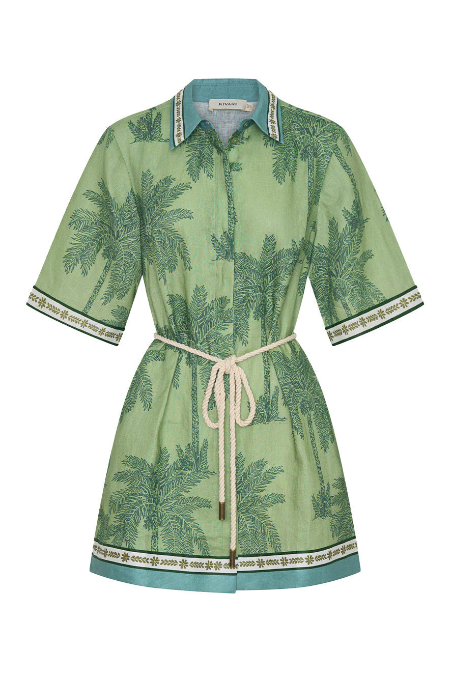 ALANI MINI SHIRT DRESS - Dresses - Sassanova