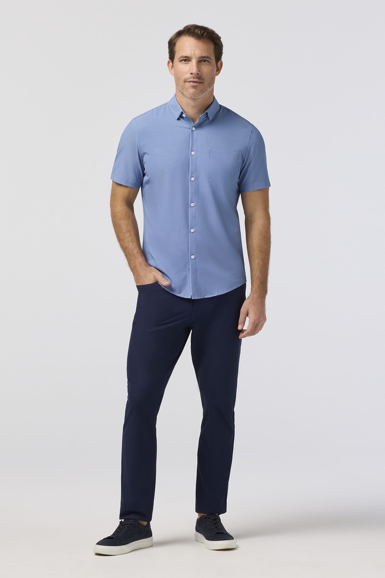 LEEWARD SHORT SLEEVE DRESS SHIRT - Short Sleeved Shirts - Novaman