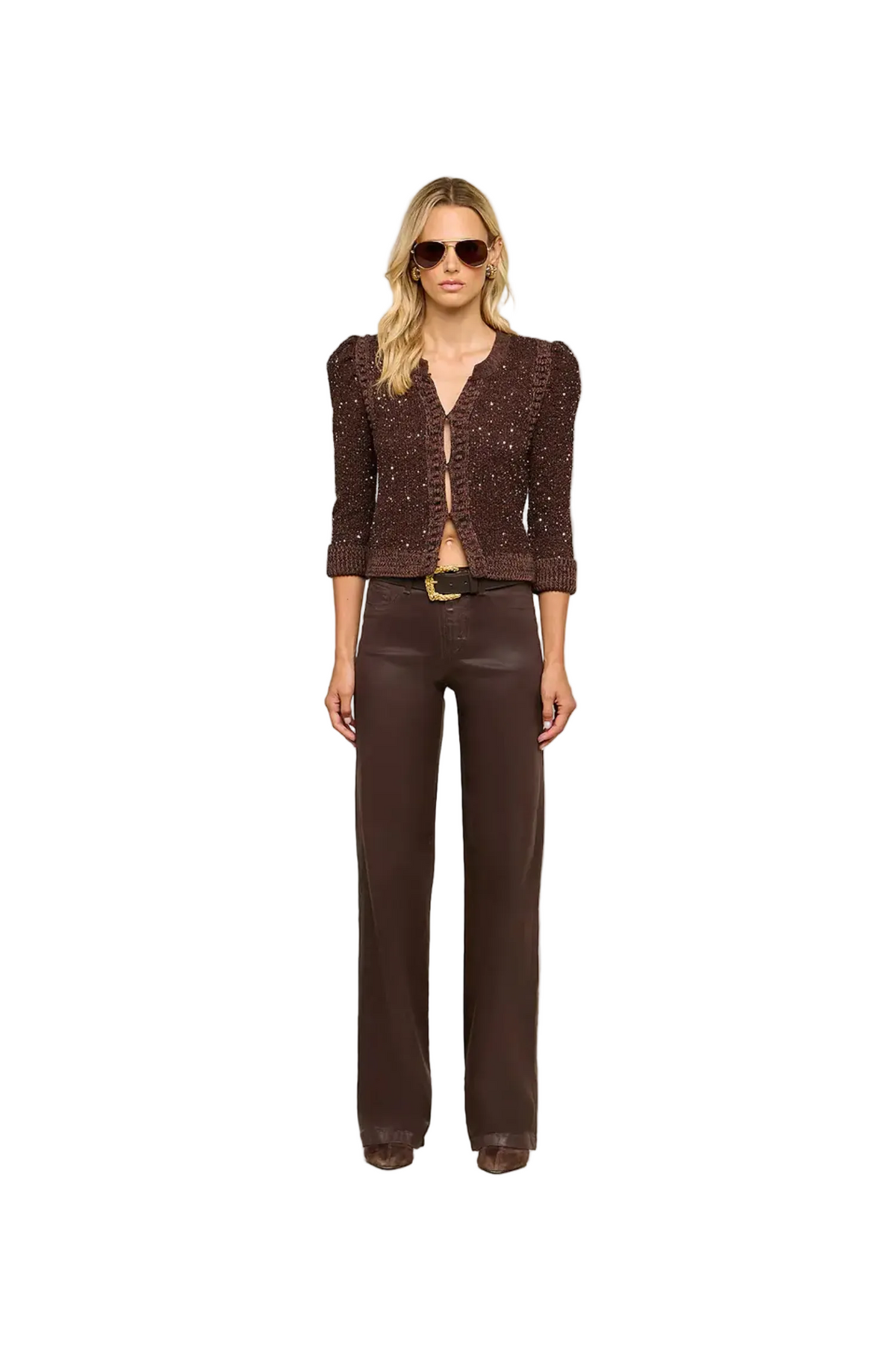 THISTLE SEQUINED CARDIGAN Sassanova