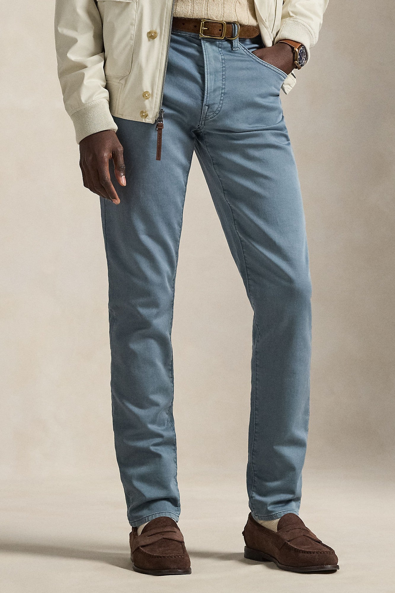 SULLIVAN SLIM KNIT 5 POCKET PANT - Pants - Novaman