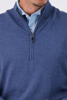 MARSHALL MERINO 1/4 ZIP SWEATER - Sweaters - Novaman