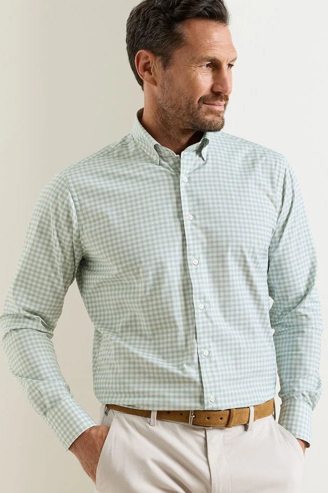 LEWIS TWILL SPORT SHIRT - Long Sleeved Shirts - Novaman