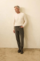 STRETCH TERRY CORDUROY 5 POCKET PANT-novaman