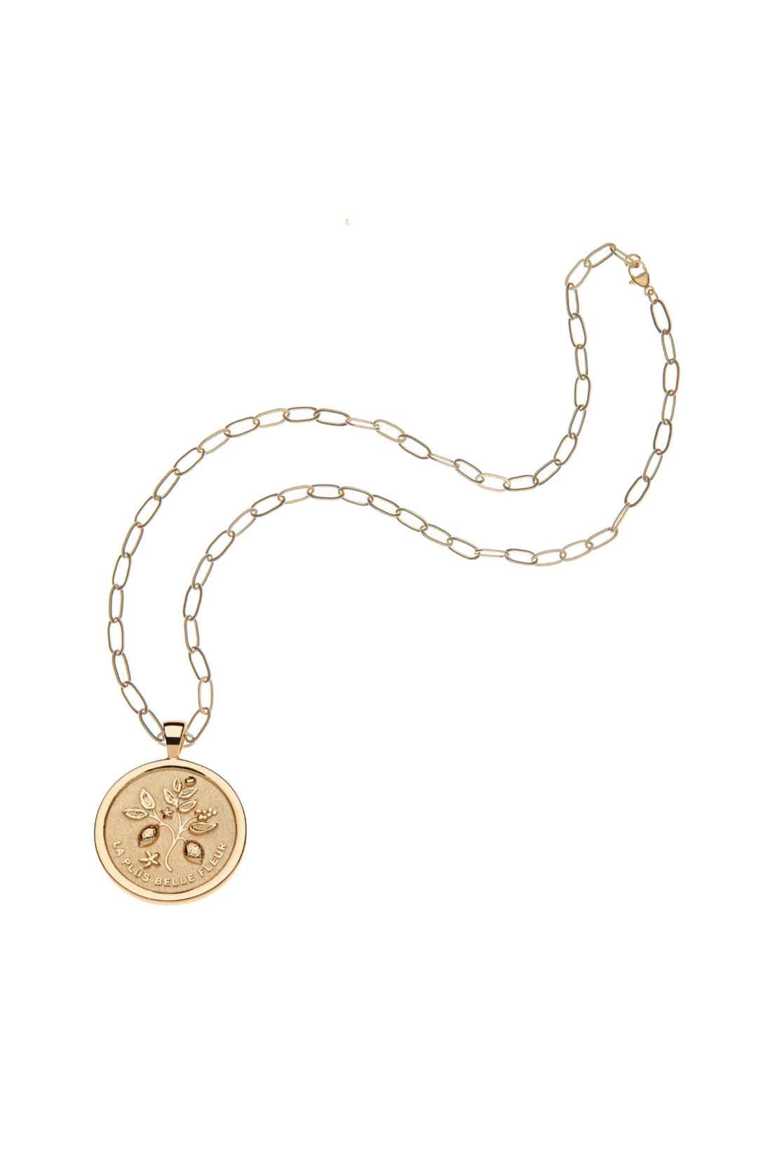 GRATITUDE ORIGINAL NECKLACE- DRAWN LINK CHAIN-Sassanova