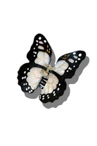 HAND PAINTED WHITE MONARCH BUTTERFLY HAIR CLIP - sassanova