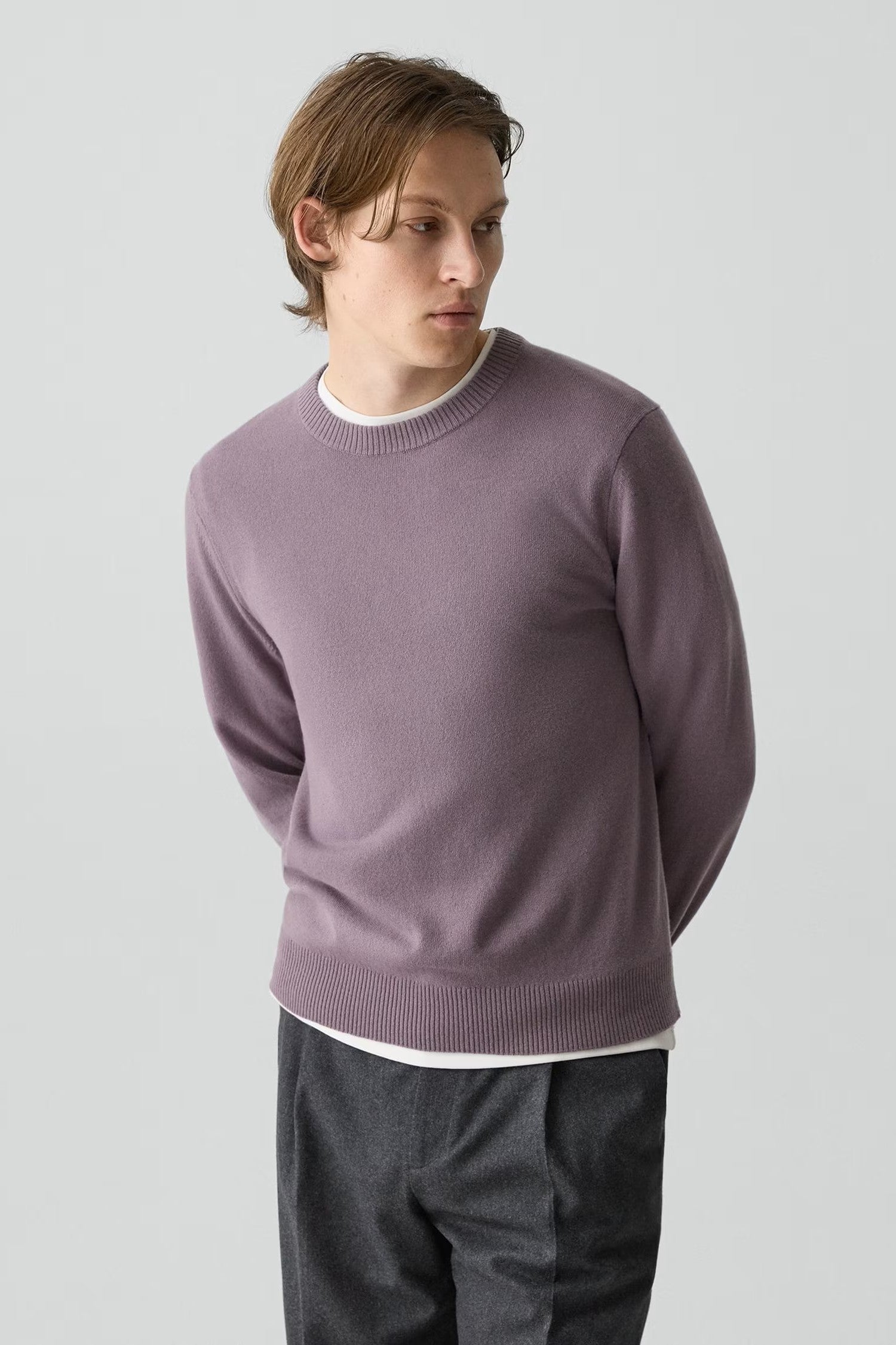 HILLES CASHMERE CREW - Sweaters - Novaman