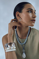 MINI ORGANIC HOOPS SILVER - Earrings - Sassanova