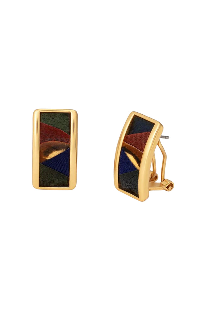 HUDSON RECTANGLE STUD EARRING
sassanova