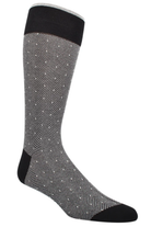 MERCERIZED CHEVRON DOT SOCKS MID GREY Sassanova NovaMan