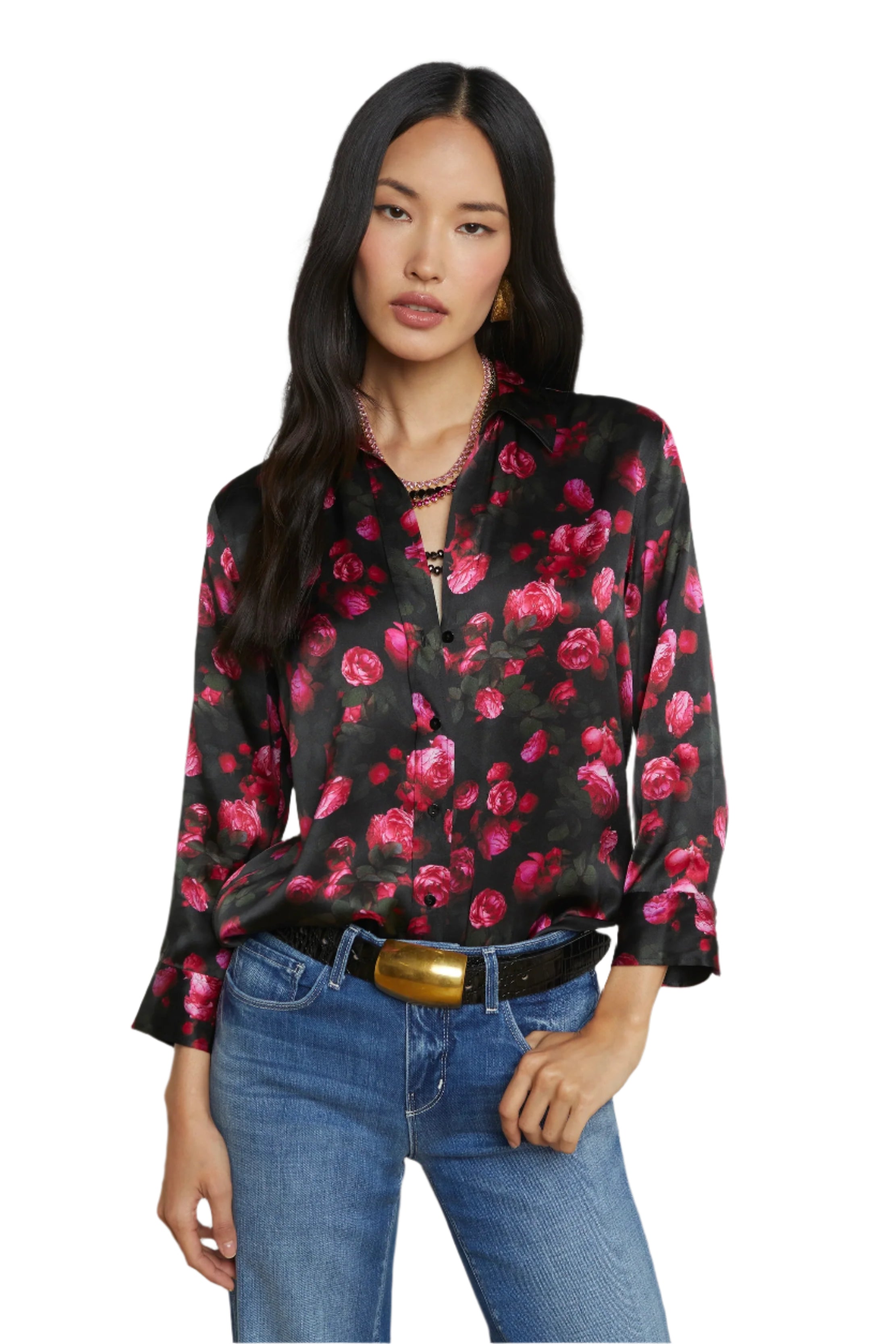 DANI 3/4 SLV BLOUSE (40126RBK)
sassanova