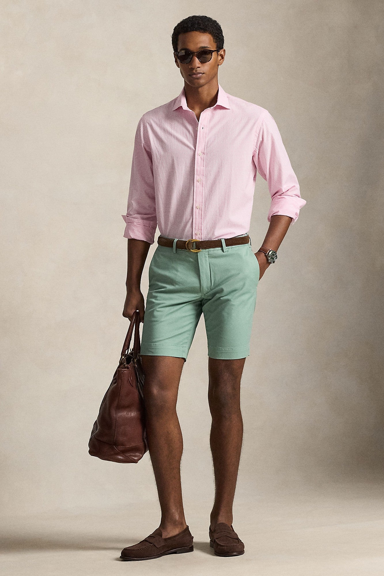 LONG SLEEVE CAMBRIDGE SPORT SHIRT - Long Sleeved Shirts - Novaman