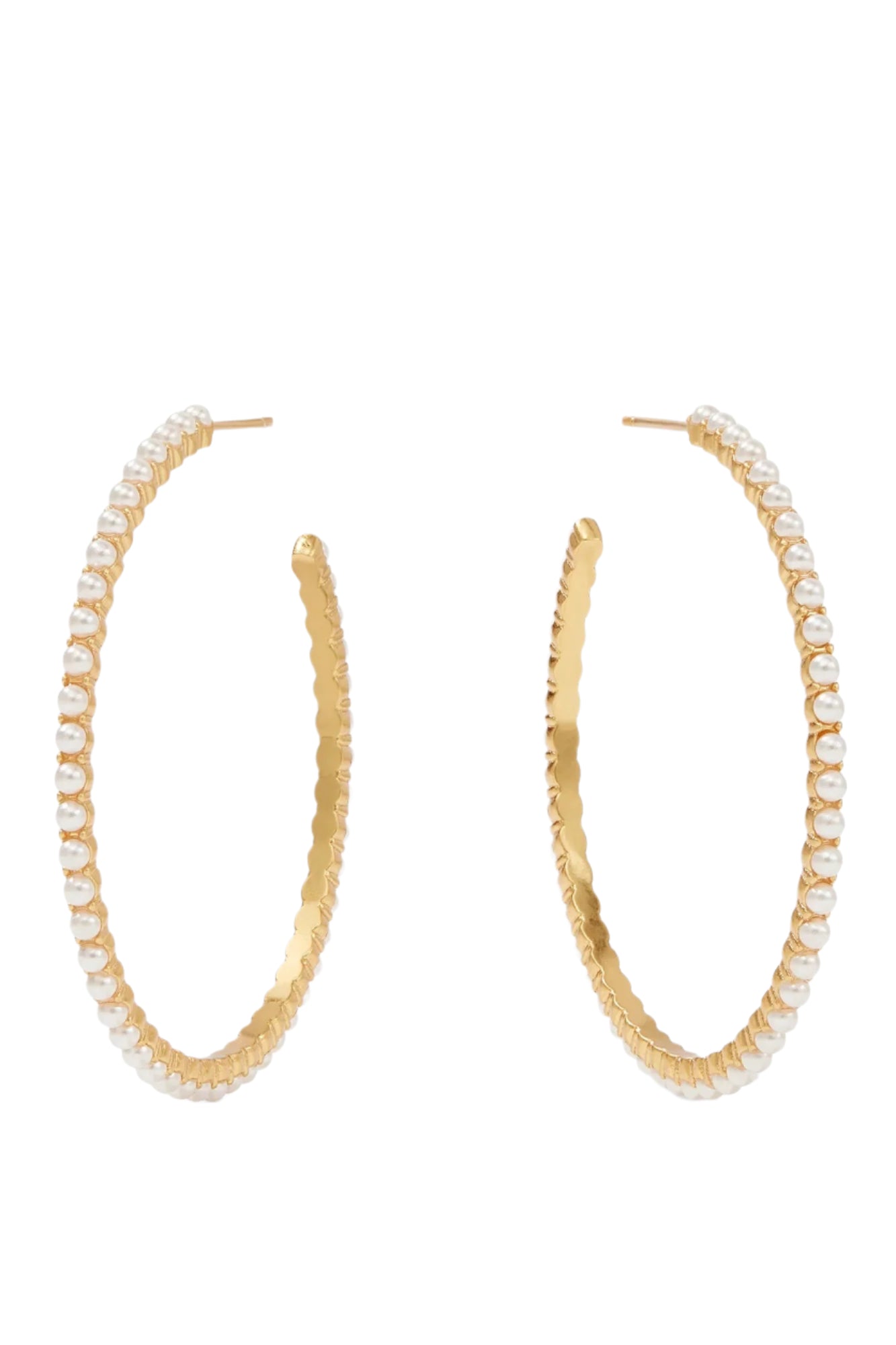 JULIET HOOP LG- GLD/PEARL
sassanova