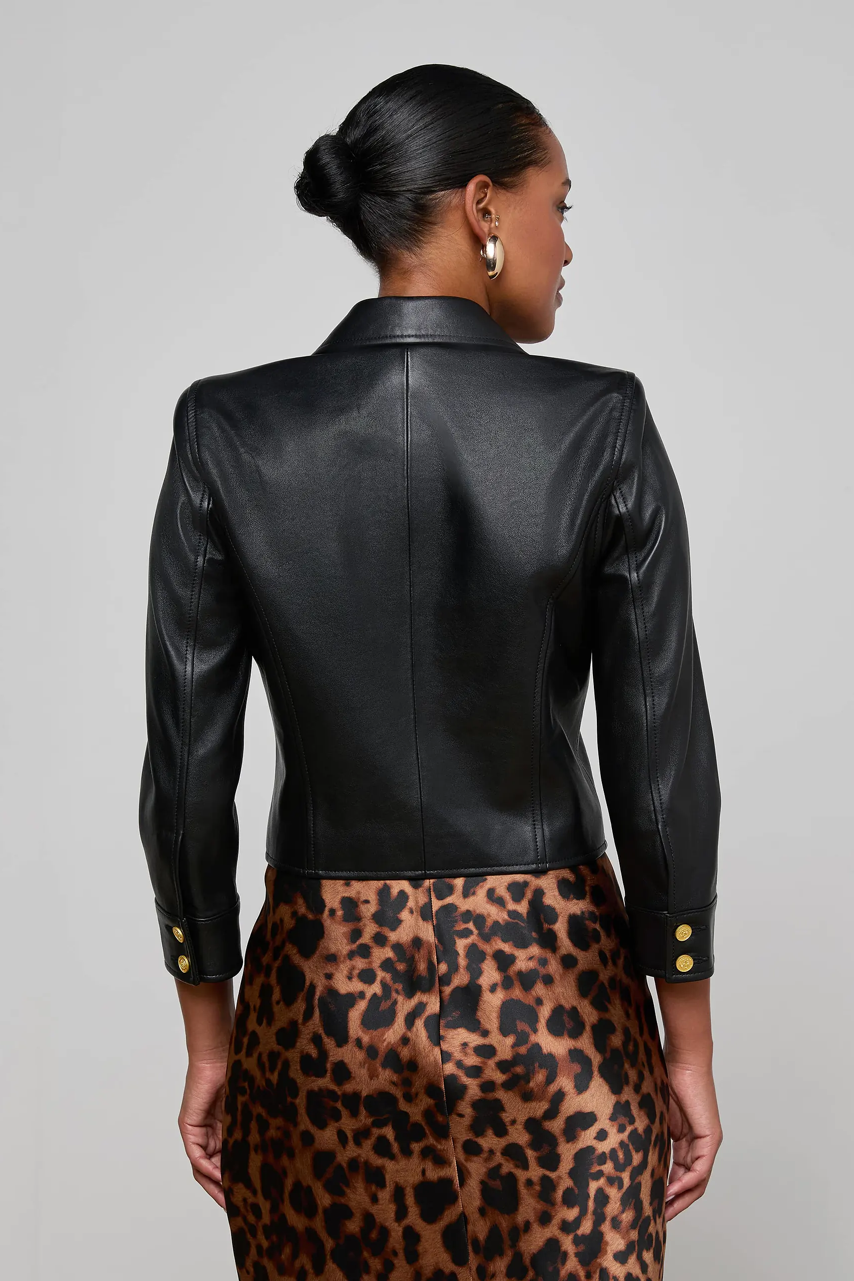 KUMI CROPPED LEATHER JACKET-sassanova