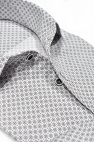 LONG SLEEEVE FLORAL MEDALLION DRESS SHIRT - Long Sleeved Shirts - Novaman