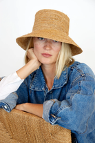 CHIC CROCHET BUCKET HAT- NATURAL - Hats - Sassanova