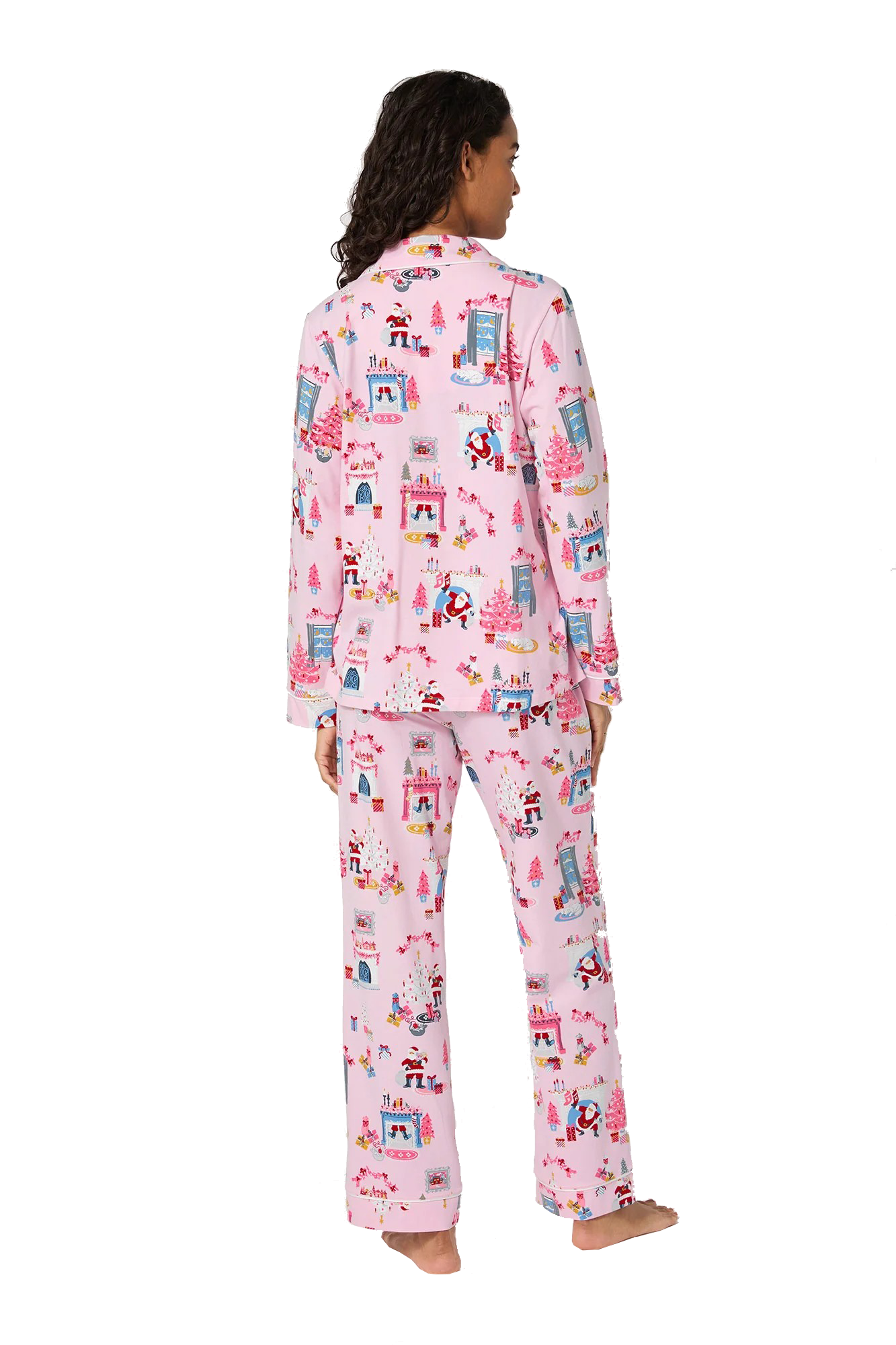MUST BE SANTA LS PAJAMA SET - Sassanova