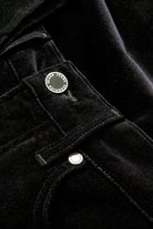 BEVERLY VELVET HIGH RISE SKINNY FLARE-sassanova
