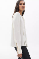 ARDEN PLEATED BLOUSE - Sassanova
