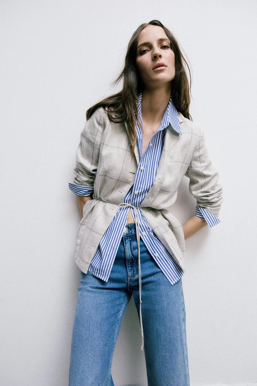 CHAPPELL PLAID BLAZER - Jackets - Sassanova