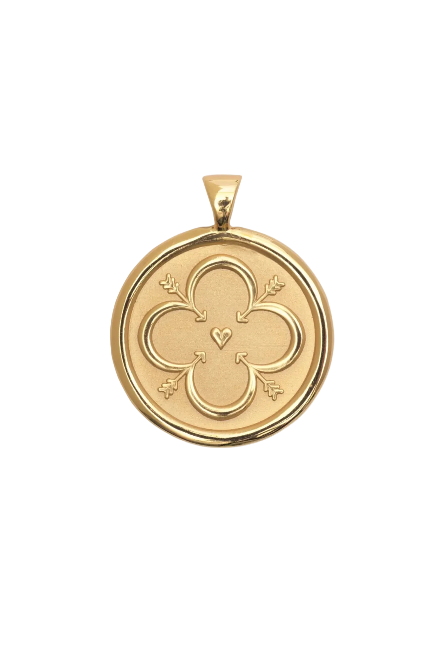 LOVE SMALL PENDANT NECKLACE- CLASSIC ROLO CHAIN Sassanova