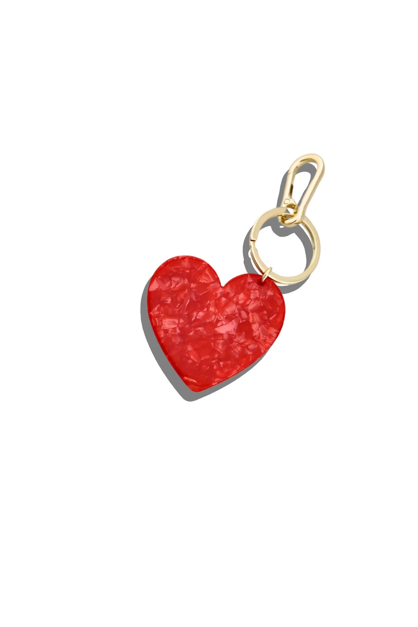 HANDMADE RED HEART BAG CHARM & KEYCHAIN - Keychains - Sassanova