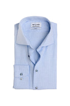 GORDON HERRINGBONE PRINT SPORT SHIRT - Long Sleeved Shirts - Novaman
