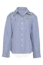 MARGAUX EMBELLISHED TOP - Blouses - Sassanova